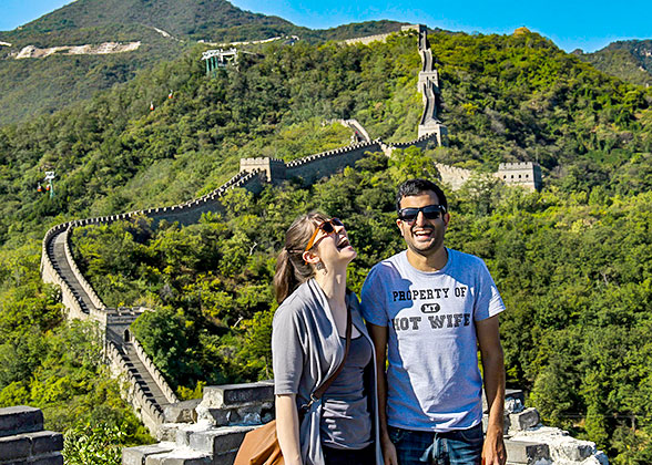 Our Guests at Mutianyu Great Wall