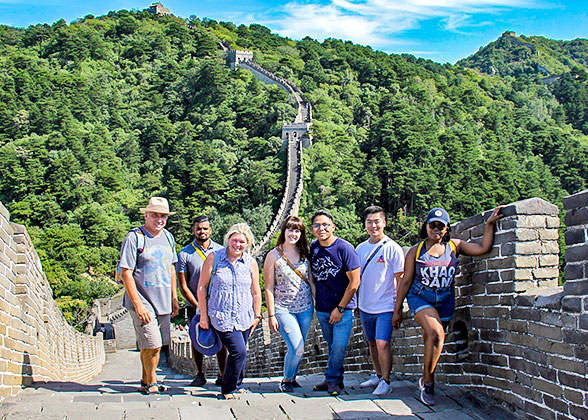 Our Guests at Mutianyu Great Wall