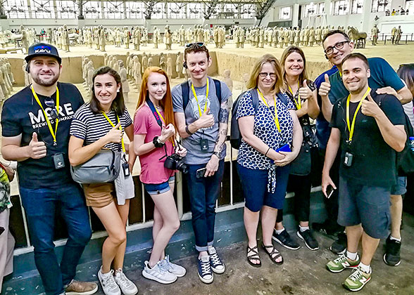 Our Guests at the Terracotta Army