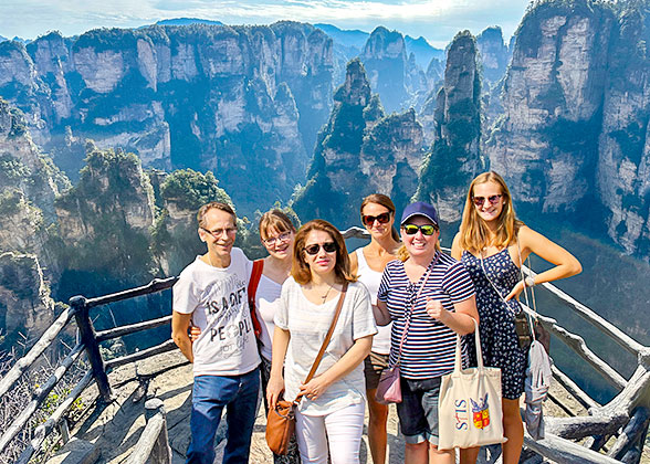 Our Guests at Zhangjiajie National Park