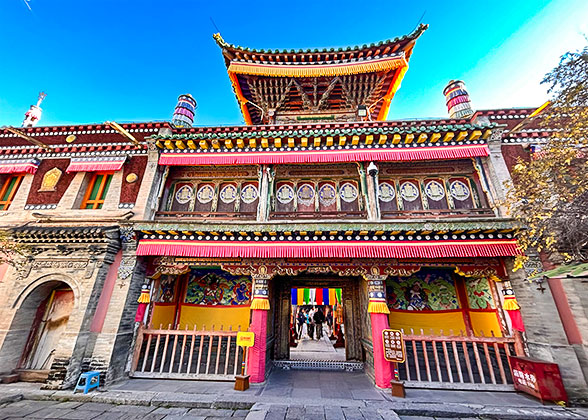 The Exquisite Hall of Ta'er Monastery, Xining