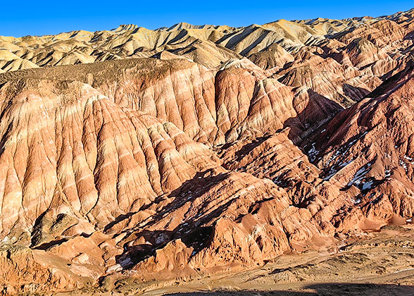 Enjoy the Layered Rainbow Mountains