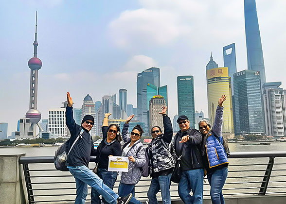 Our Guests at the Bund