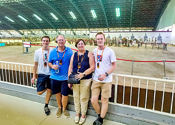 Our Guests in the Terracotta Army Museum