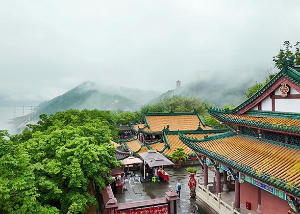 Scenery of Fengdu Ghost City