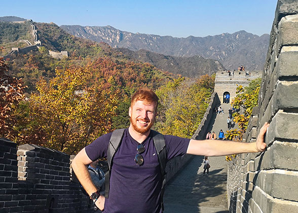 Our Guest at Mutianyu Great Wall