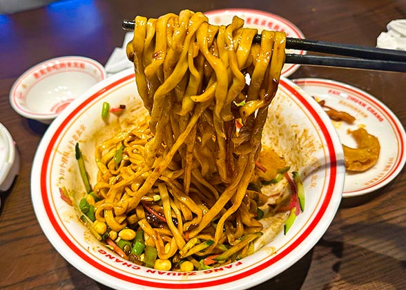 Noodles with Fried Soybean Paste Noodles with Fried Soybean Paste