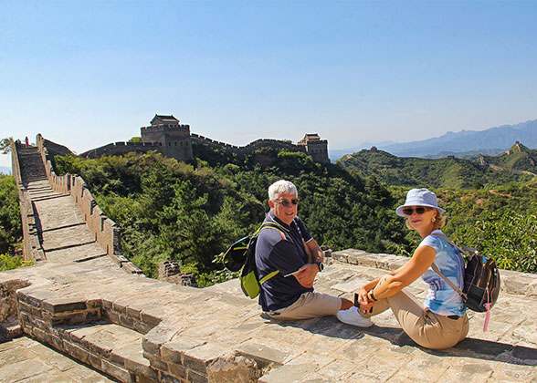 Our Guests on Mutianyu Great Wall