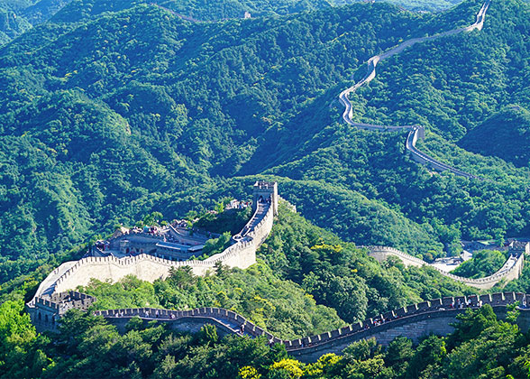 A Panoramic View of Mutianyu Great Wall
