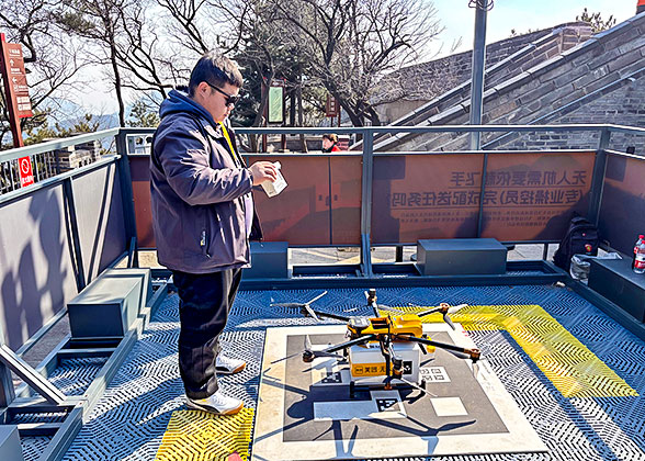 UAV Delivery at the Badaling Great Wall