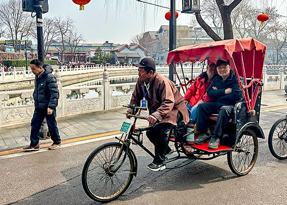 Rickshaw Ride at the Hutong Alleys