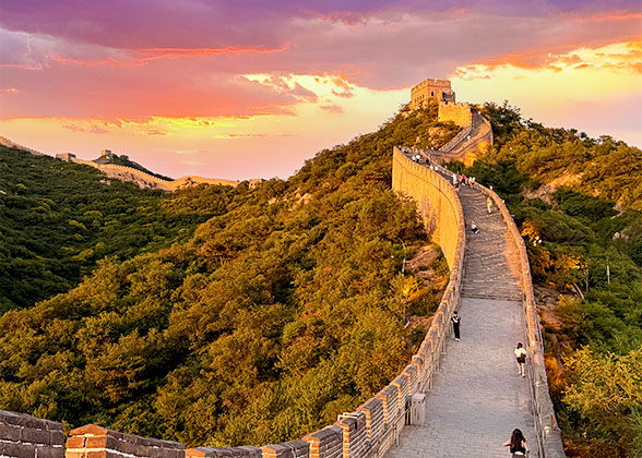 Sunset at the Badaling Great Wall