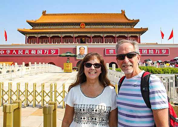 Our Guests at the Tiananmen Square