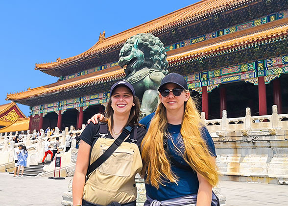 Our Guests at the Forbidden City