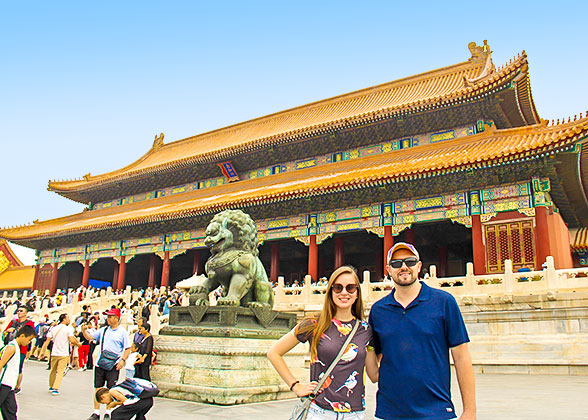 Our Guests at the Forbidden City
