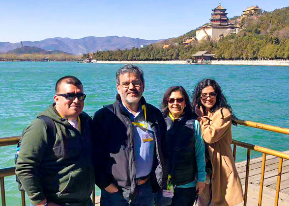 Our Guests at the Summer Palace