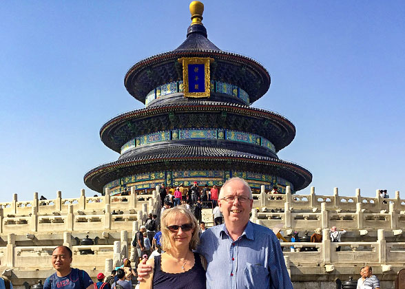 Our Guests at the Temple of Heaven