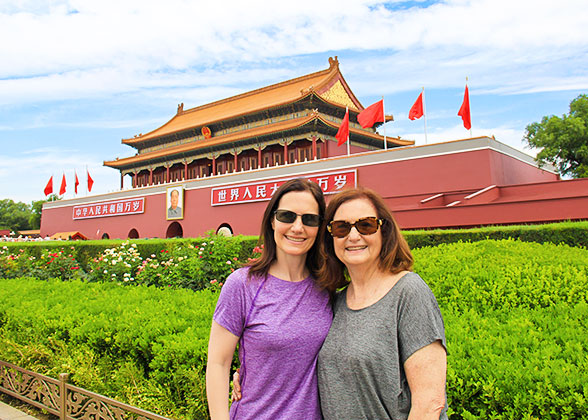 Our Guests at the Tiananmen Square
