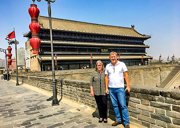 Our Guests on the City Wall