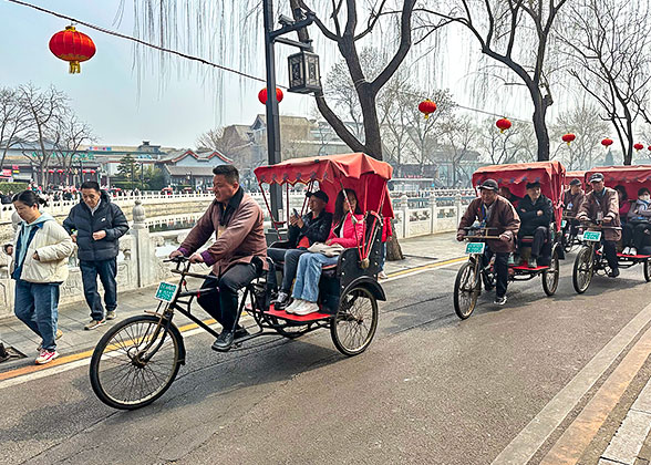 Rickshaw Ride at the Hutong Alleys