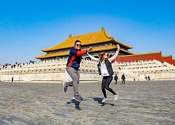 Our Guests at the Forbidden City