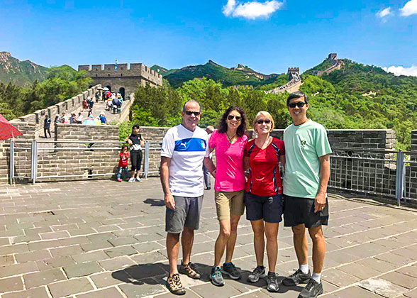 Our Guests at Mutianyu Great Wall