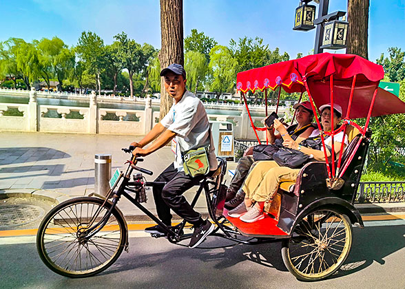 Rickshaw Ride at the Hutong Alleys