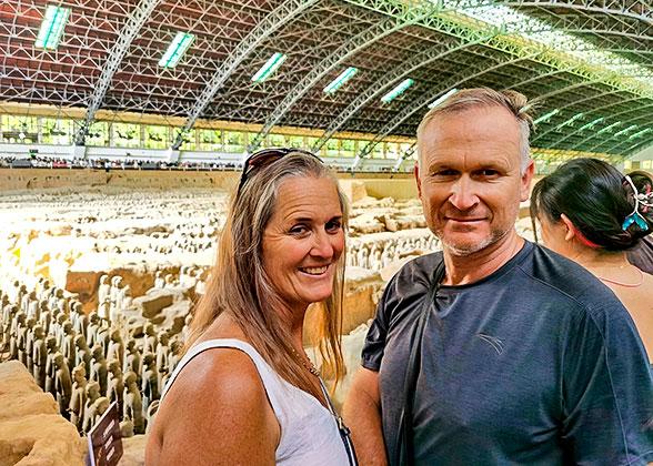 Our Guests at the Terracotta Army