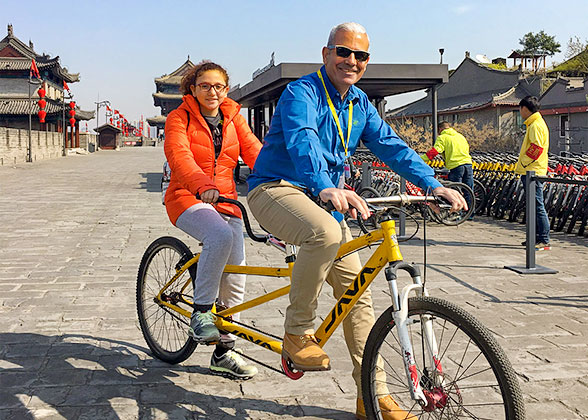 Cycling on the City Wall
