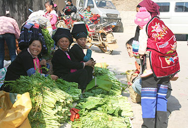 Local market in Yunnan