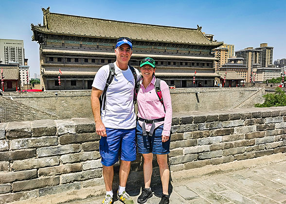 Our Guests on the City Wall