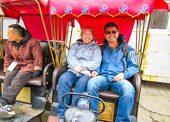 Rickshaw Ride at the Hutong Alleys
