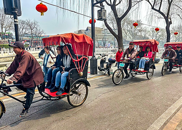Rickshaw Ride at the Hutong Alleys