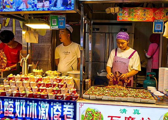 Snack Shops at the Muslim Quater