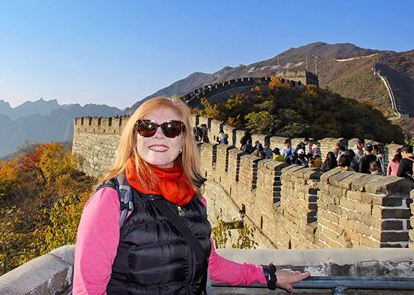 Our Guest at Mutianyu Great Wall