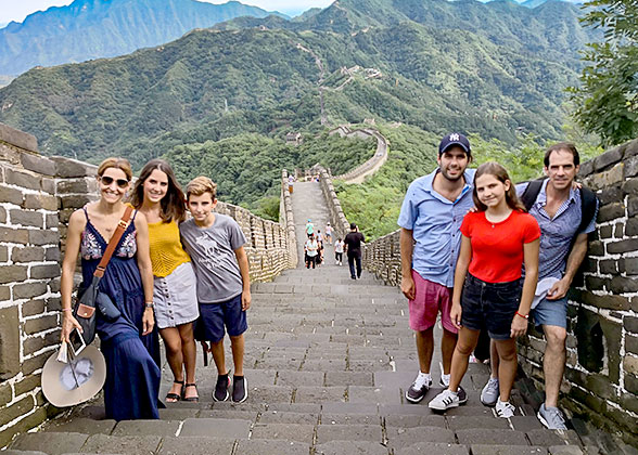 Our Guests at Mutianyu Great Wall