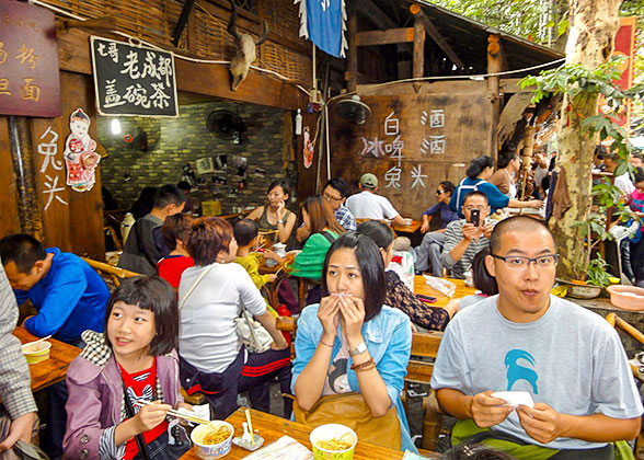 Local Teahouse in Chengdu
