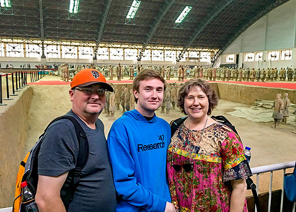 Our Guests at the Terracotta Army Museum