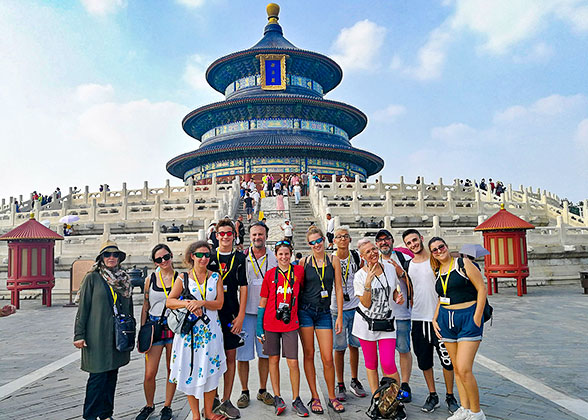 Our Tour Group at the Temple of Heaven