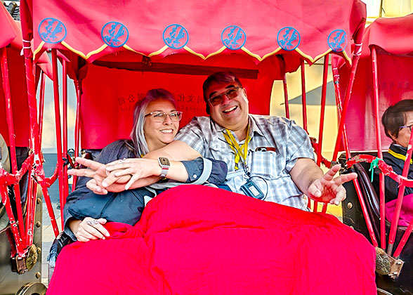 Rickshaw Ride at the Hutong Alleys