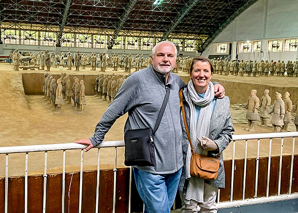Our Guests at the Terracotta Army Museum