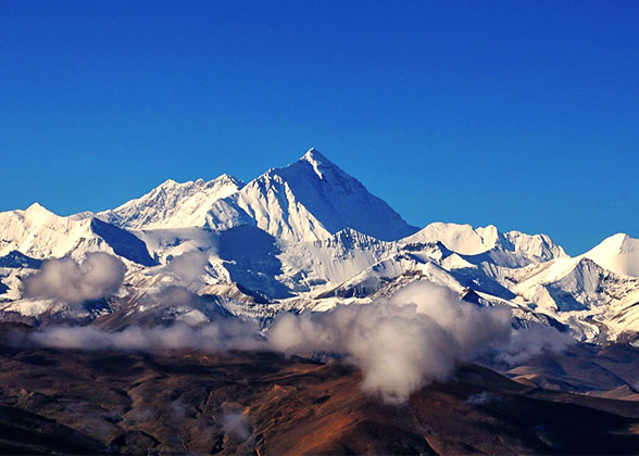 View Mount Everst from a Distance