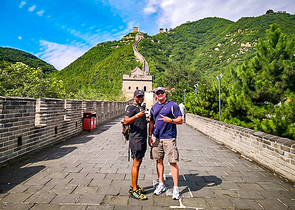 Our Guests at Mutianyu Great Wall