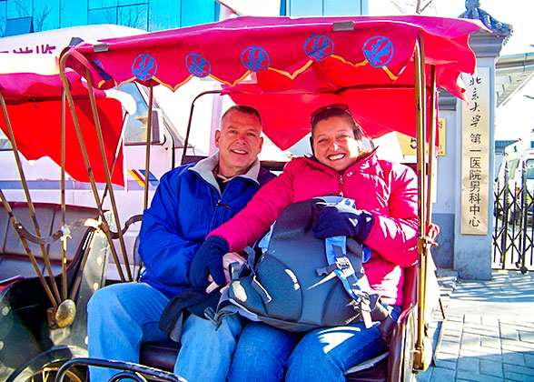 Rickshaw Ride at the Hutong Alleys