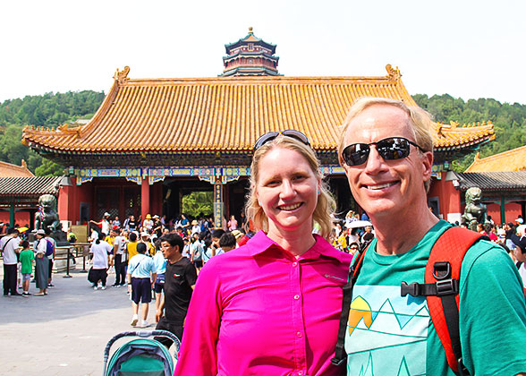 Our Guests at the Summer Palace