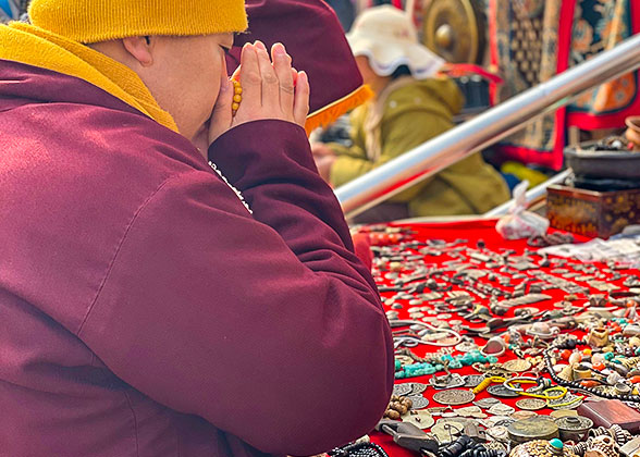 Local Tibetan People at Xiaojiahe Community