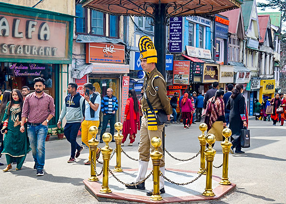 Street Scene of Shimla