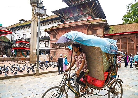 Local People at Kathmandu Durbar Square