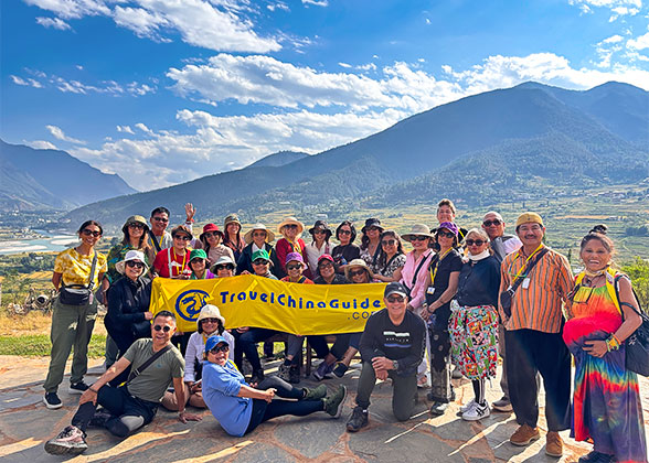 Our Guests at Chimi Lhakhang