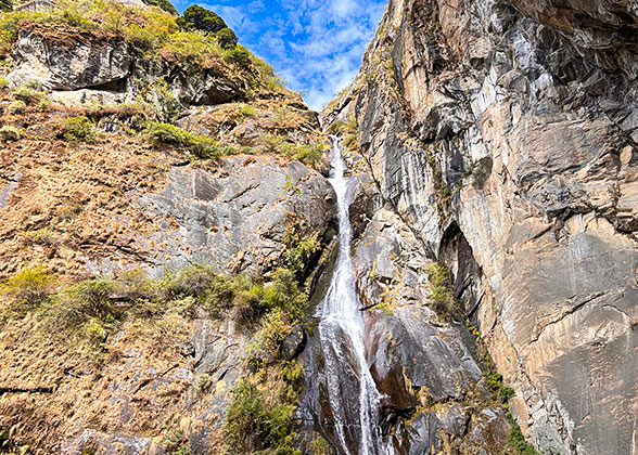Waterfall along the Hiking Trails